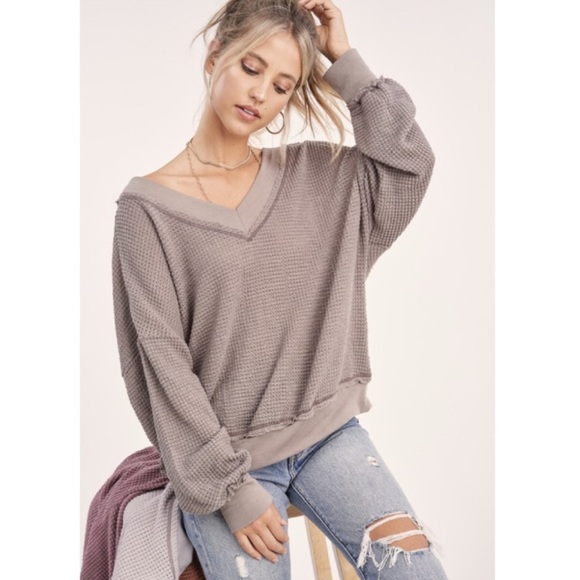 📢[LAST ONE] Autumn Knit Sweater- In mocha - Picture 3 of 6